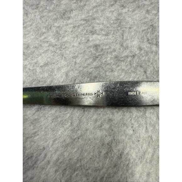 4 Vintage Amefa Holland Tulip Time Salad/Appetizer Forks Stainless Flatware Ret. - Picture 4 of 6